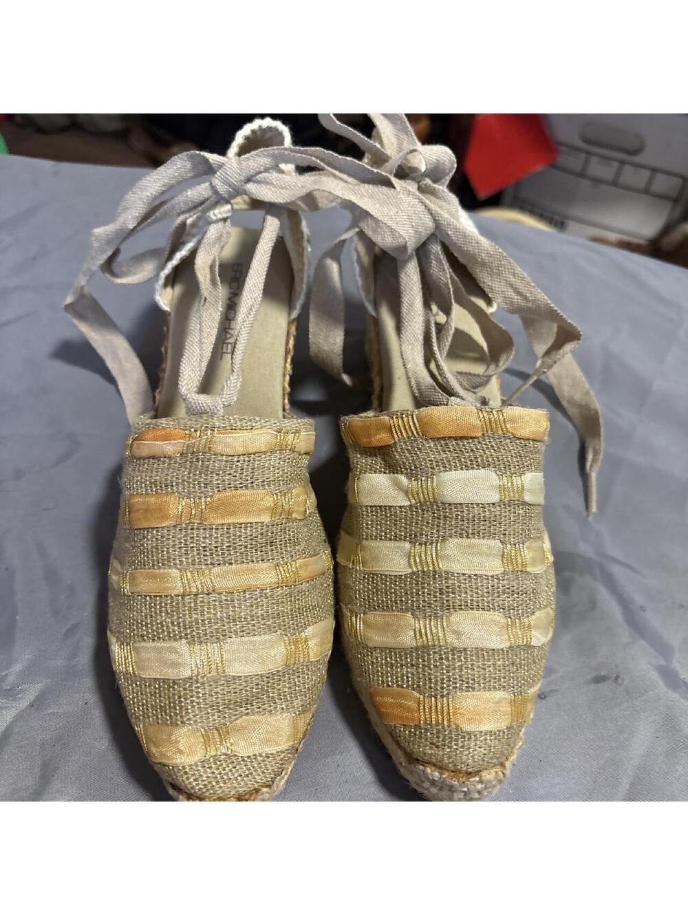 Eric Michael Women's Gold Espadrill